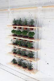 Refresh Your Space With A Diy Plant Stand Or Planter Diy Herb Garden Vertical Garden Diy Hanging Herb Garden