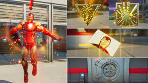 The image above showcases the exact location of each keycard. Fortnite All New Bosses Vault Locations Mythic Weapons Keycard Boss Iron Man In Season 4 Youtube