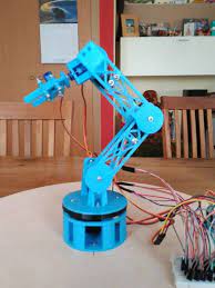 3d Printed Robotic Arm Robot Arm Robotic Arm Diy Arduino Robot Arm