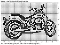 Chart includes two different paint jobs per say. 68 Motorcycles And Bikes In Crosstitch Ideas Cross Stitch Patterns Cross Stitch Stitch Patterns