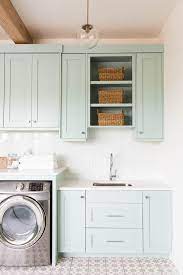 Tiny laundry rooms can be tricky. Coastal Blue Laundry Room Design Home Bunch Interior Design Ideas