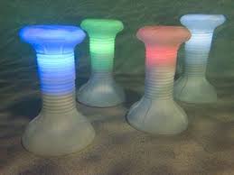 The Pool Stool With Led Light Swimming Pool Accessories Swimming Pool Lights Pool Accessories Pool Lights