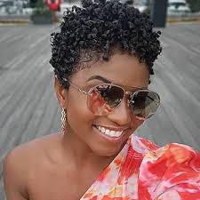 HANNE Short Curly Pixie Cut Human Hair Wigs for Black Women 100% Remy  Brazilian Soft Hair Curly Cut Pixie Human Wigs for Black Women Glueless  Human Hair (Natural Black): Buy Online at