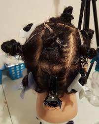 A Back View Of The Proper Sectioning For The Nic Cosmetology And Hair Designer Chemical Waving Portion Of The Practical Exa Hair Designs Cosmetology Hair Shows