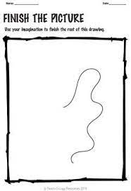 Try this finish the drawing elephant worksheet with your child. Engage The Children With These Open Ended Finish The Drawing Worksheets Which Promotes Creativity An Finish The Drawing Worksheets Homeschool Art Art Classroom
