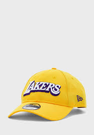 Buy los angeles lakers men's new era nba hardwood classics tonal camo 2 59fifty cap hat (7 1/4): Buy New Era Yellow 9twenty Los Angeles Lakers Cap For Men In Mena Worldwide 12286197