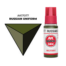 AK-Interactive: Quick Gen Acrylic Contrast - Russian Uniform 18 ml