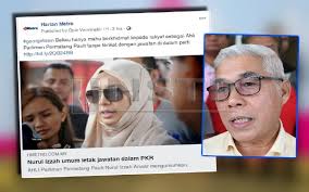 Nurul shuhada tv3 letak jawatan diterbitkan belia bangkit pada 6:08:00 ptg. Hassan Pula Letak Jawatan Pengerusi Pkr Johor