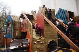Adventurous Playgrounds In Camden London By Erect Architecture And Wayward Playscapes Playgrounds Architecture Playground Design Kids Garden Play Area