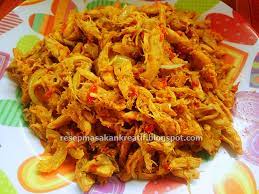 Resep Ayam Suwir Hajatan Bumbu Kering Meresap Hilton Fruen
