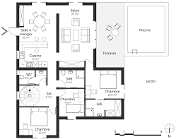 Plan de maison moderne avec piscine - PagesJaunes