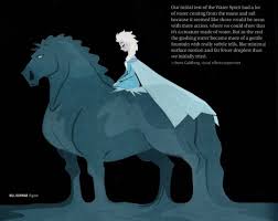 Let's be clear, this is canon. Vegas Sou Frozen Water Horse Coloring Page