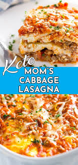 Keto Friendly And Low Carb Cabbage Lasagna Easy To Be Made Vegetarian Style Or Adding Ground Turkey Or Cabbage Lasagna Low Carb Diet Recipes Keto Recipes Easy