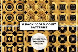 Download Seamless Patterns Gold Effect Graphic By Damasyp Creative Fabrica In 2020 Seamless Patterns Pattern Design Bundles PSD Mockup Templates