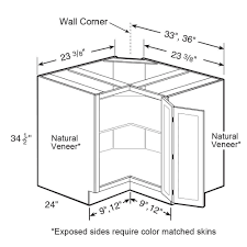 Vocomo 165 degree full overlay hinges frameless cabinet doors hinges, 2 pack hydraulic concealed soft closing hinges for lazy susan cabinet corner kitchen cabinet folden door 4.3 out of 5 stars 19 $18.95 $ 18. Home Decorators Collection Hallmark Assembled 36 X 34 5 X 24 In Base Easy Reach Corner Corner Kitchen Cabinet Kitchen Cabinet Plans Building Kitchen Cabinets