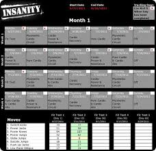 insanity workout schedule insanity workout insanity workout calendar