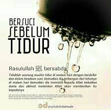 Bersuci Sebelum Tidur Kalau Kamu Mau Mencontoh Rasulullah Dalam Kehidupannya Mulailah Dari Bagaimana Di Tidur Beliau Selalu Mengambil W Tidur Hidup Allah