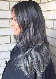 Enrich or intensify their current hair color; Dark Hair Grey Balayage Novocom Top