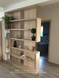 Partisi Penyekat Ruangan Desain Interior Ruang Tamu Rumah Ide Ruang Keluarga