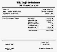 Slip gaji adalah merupakan lembaran kertas kecil berisi ringkasan catatan rincian gaji yang didapatkan oleh karyawan setelah. Adin Sanusi Adinsanusi Profile Pinterest