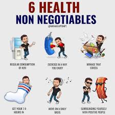 Health Non Negotiables 1 Drink Water 2 Make Exercise Fun 3 Manage Stress 4 Get Enough Sleep 5 Don T Be Seda Fun Workouts Stress Management Fitness Nutrition