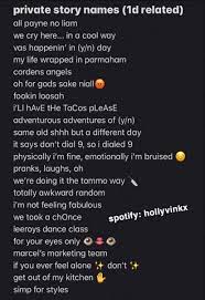 One direction's music video for little things was shot entirely in black and white. Spotify Hollyvinkx Private Story Names Story Names One Direction Quotes