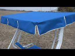 Here is a fast cheap. How To Make A Replacement Swing Canopy Do It Yourself Advice Blog Outdoor Swing Cushions Diy Canopy Patio Swing Canopy
