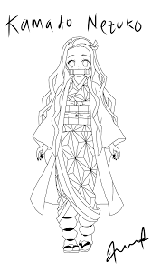 A chibi nezuko from the anime 'demon slayer: Nezuko Drawings Art Anime