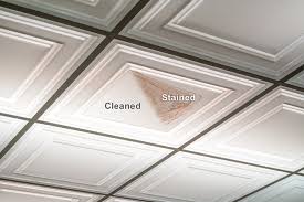 Stain Resistance Ceilume Stain Cleaning With Peroxide Vinyl Panels