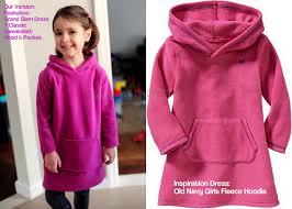 404 Error Sweatshirt Dress Diy Sewing Kids Clothes Fleece Hoodie Pattern