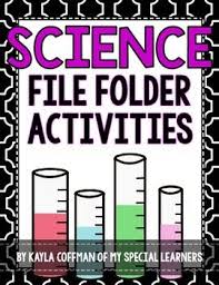 Science File Folder Activities For Special Education File Folder Activities Elementary Special Education Classroom Science