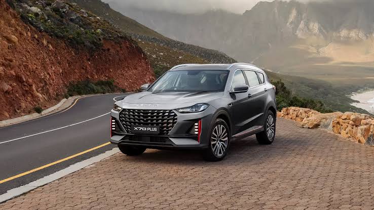 The sleek exterior profile of the Jetour X70 Plus Luxury Edition, AI generated