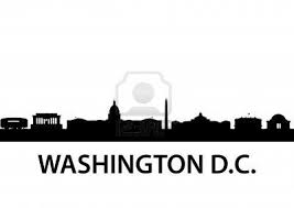 From the platform of the air force memorial next arlington cemetery and behind the pentagon. Detailed Silhouette Of Washington D C Washington Dc Skyline Washington Dc Skyline Silhouette