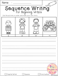 November Sequence Writing For Beginning Writers Sequence Writing Kindergarten Writing Lessons Kindergarten Writing Lesson Plans