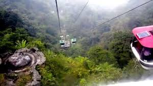 It's a suspension bridge painted an international orange color.) after all, we're the city that first launched cars pulled along by cables running. Downward Skyway Cable Car Genting Highlands Resort October 2015 Youtube
