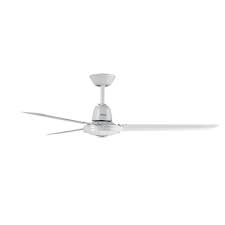 Ceiling fans may still be notorious for being eyesores, but plenty of models now exist without the gaudy candelabra lights and annoying pull chains. White Electric Ceiling Sweep Fan 3 Aluminium Blades 1400mm