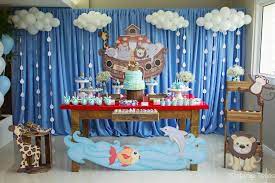 Noah S Ark Birthday Party Ideas Photo 4 Of 15 Noahs Ark Baby Shower Noahs Ark Party Noahs Ark Decorations