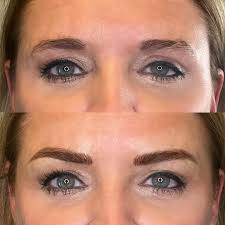 When I tell you Microblading will take 10 years off… I'm not kidding.  🤩🙌🏻🙌🏻🙌🏻 Come see me! 😁 . . . We're loving this before and after! 😁  . Microblading is done