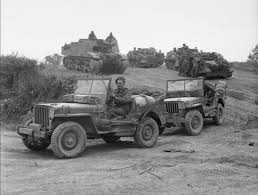 South Of Caen 1 August 1944 Probably Afpu Willys Jeep Normandy Military Jeep
