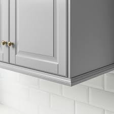 The ikea bredsjön front apron kitchen sink has an overall width of 21.375 (54.4 cm) and depth of 18 (45 cm). Bodbyn Contoured Deco Strip Gray Ikea