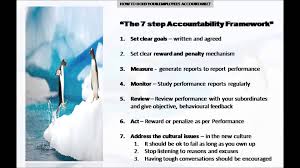 For example, you may be held accountable for the actions of your team. How To Hold Yourself Accountable As A Leader