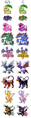 They were released in japan in 1999, australia and north america in 2000, and europe in 2001. Fun Fact In Pokemon Gold Silver Many Pokemon Sprites Have Their Colours Differ From Official Art To Make Sure They Look Okay On A Monochrome Screen Gameboy Most Colors Were Corrected In The