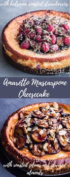 Amaretto Mascarpone Cheesecake Recipe Waves In The Kitchen A Delectable And Easy To Make Amaretto Mascarpone C Mascarpone Recipes Sweet Brunch Recipes Food