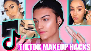 Trying Tiktok Makeup Hacks Do They Work Fox Eye Face Lift Concealer Etc Indigotohell Youtube