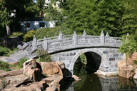 Bridge In The Chinese Garden Frankfurt Chinesischer Garten