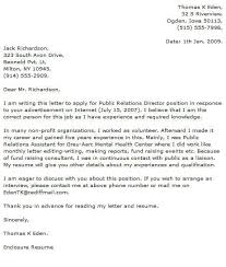 Public Relations Account Executive Cover Letter Examples Resume Now