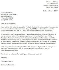 And you want to make a good first impression. Public Relations Account Executive Cover Letter Examples Resume Now