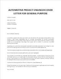 It is your first chance to communicate directly to the employer. Project Engineer Cover Letter