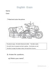 English Exam Paper Class 3 English Esl Worksheets For Distance Learning And Physical Classrooms English Exam Papers English Exam Exam Papers