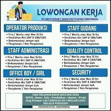 Portal informasi lowongan kerja terbaru daerah cikarang bekasi, karawang, bogor, jakarta, dan tangerang untuk lulusan sma/smk dan d3/s1 semua jurusan. Lowongan Kerja Jabodetabek Posts Facebook